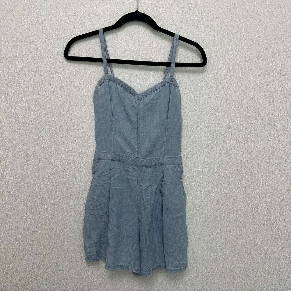 Holister Juniors Jean Romper, Tank w/ Shorts, Sm
